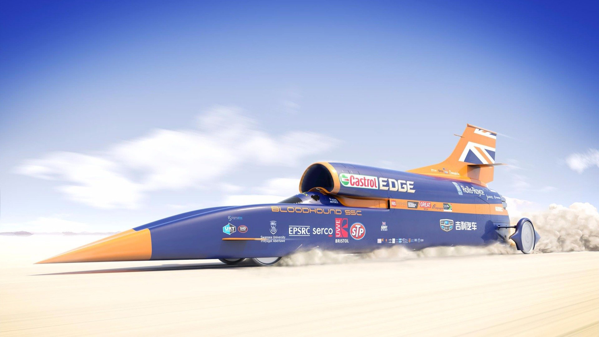 Bloodhound Ssc 1000mph Land Speed Record