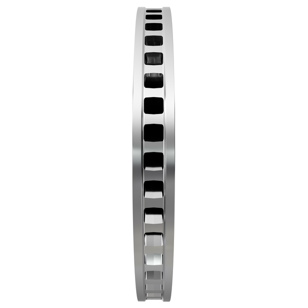 Racing Brake Disc, Side View - MAT Foundry